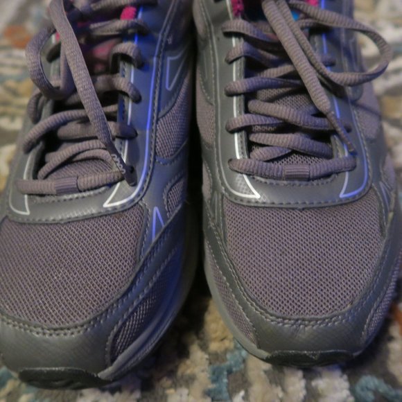 Abeo Rocs Astro Walking Shoes Charcoal Sangria Women's Size 7 Grey Pink - Picture 2 of 9